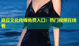 麻豆文化传媒免费入口：热门视频在线看