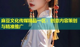 麻豆文化传媒精品一区：创意内容策划与精准推广
