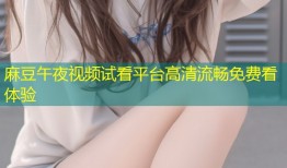 麻豆午夜视频试看平台高清流畅免费看体验