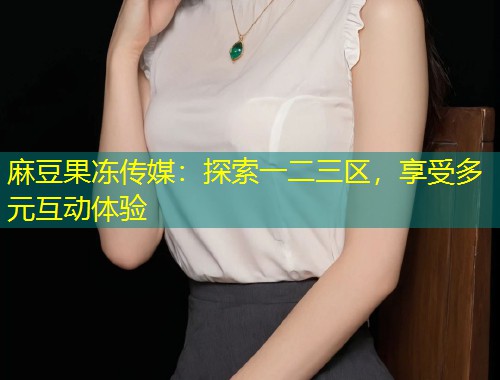 麻豆果冻传媒：探索一二三区，享受多元互动体验